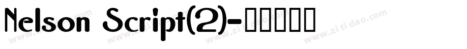 Nelson Script(2)字体转换